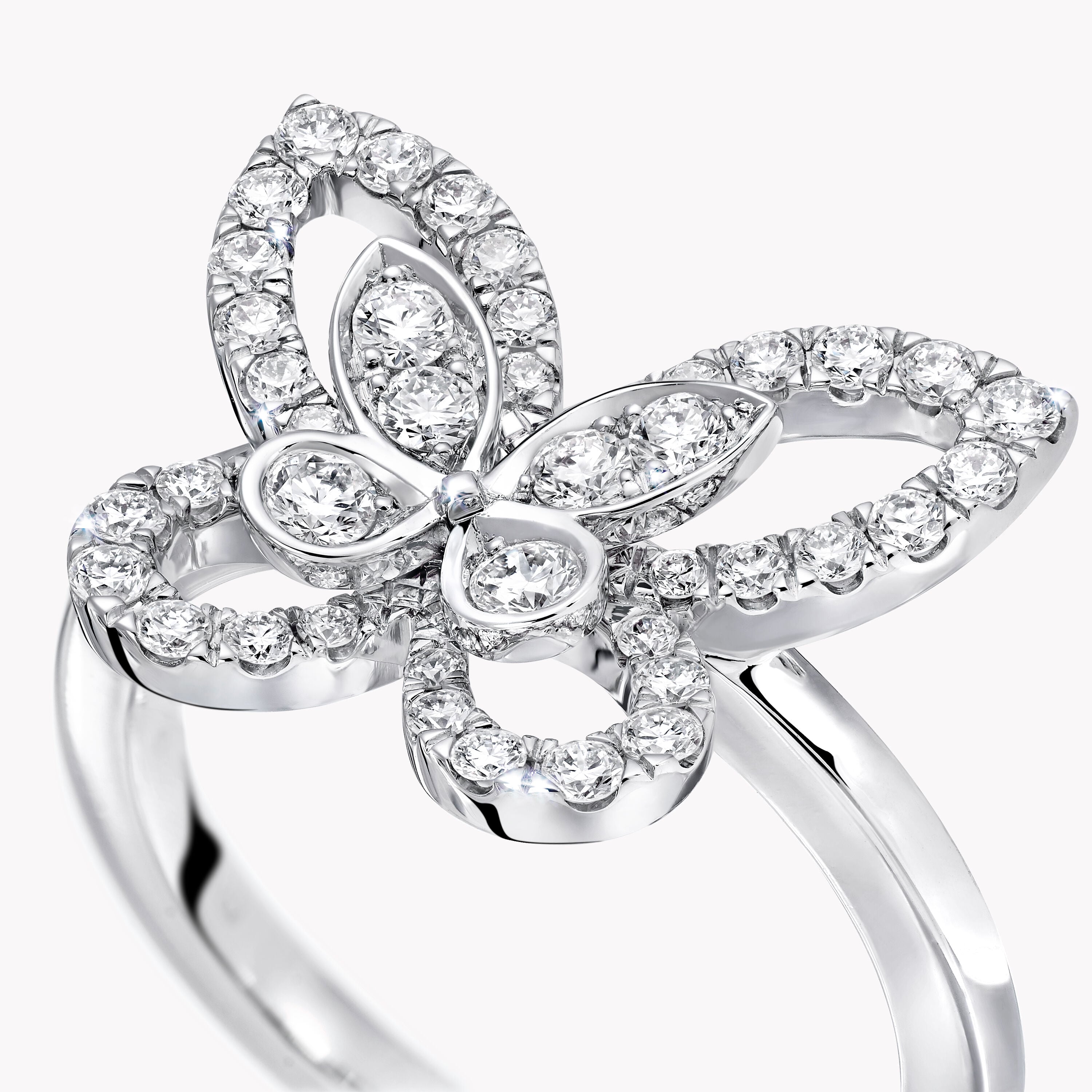 Carave Paris Butterfly Diamond Openwork Ring