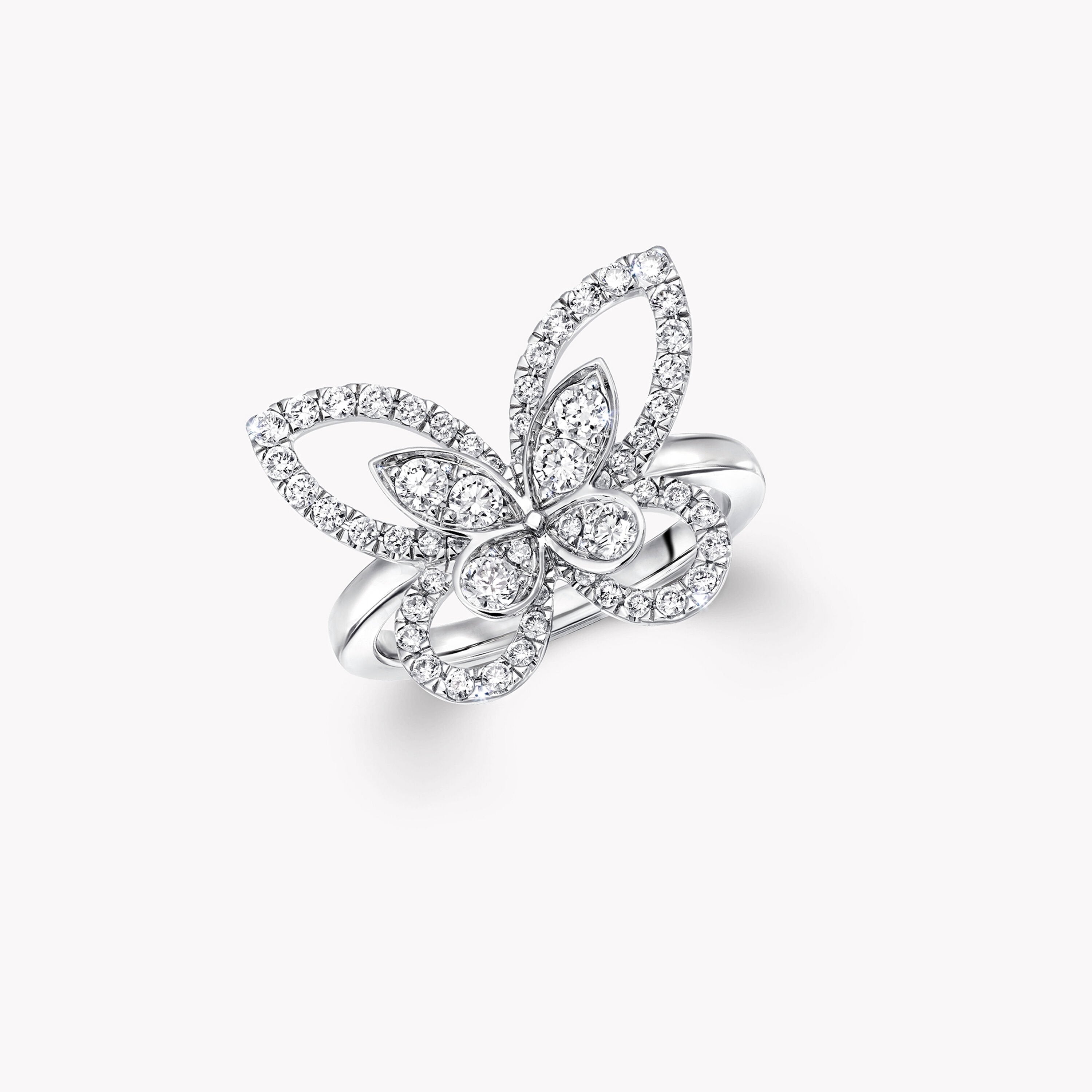 Carave Paris Butterfly Diamond Openwork Statement Ring