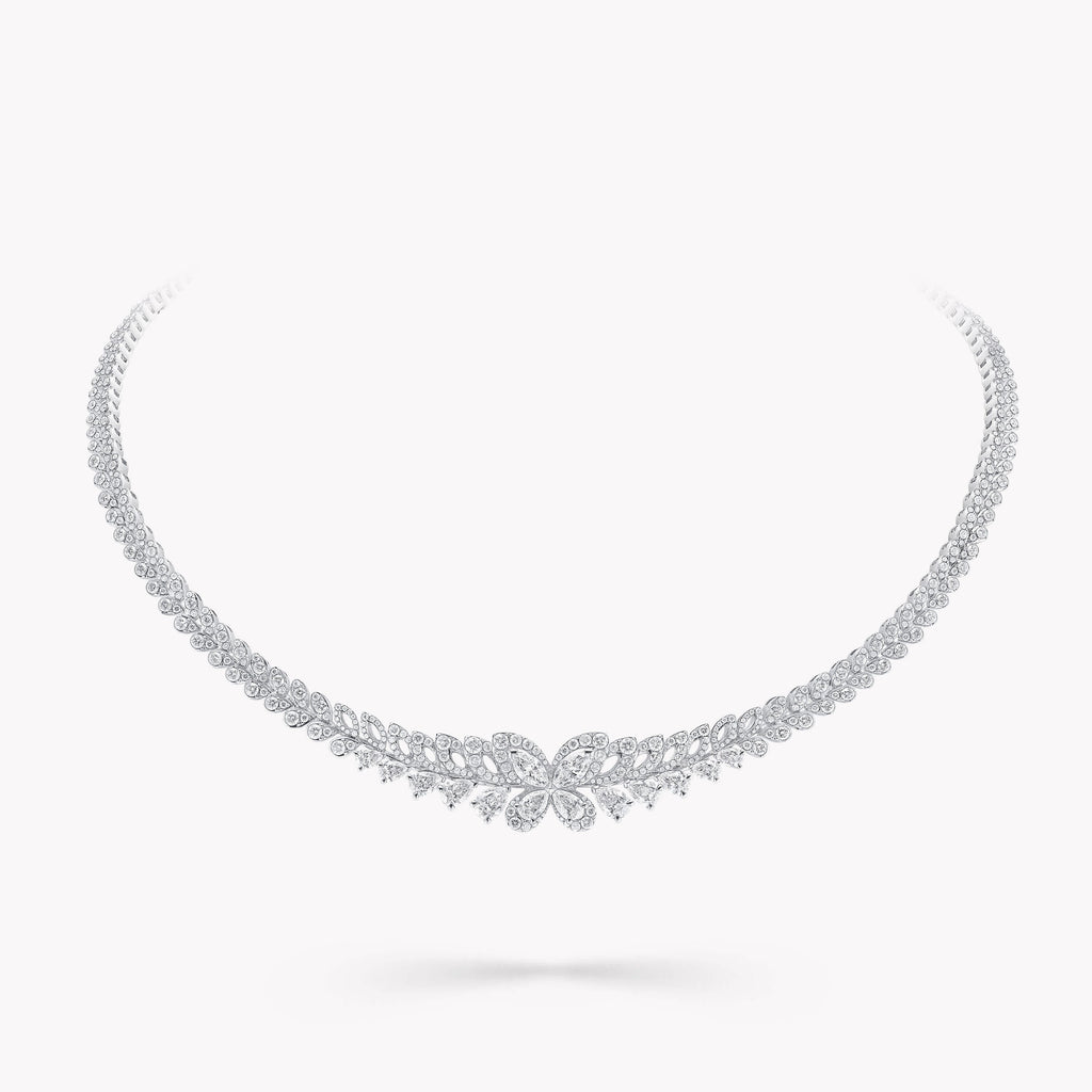 Carave Paris Butterfly Floral Diamond Necklace