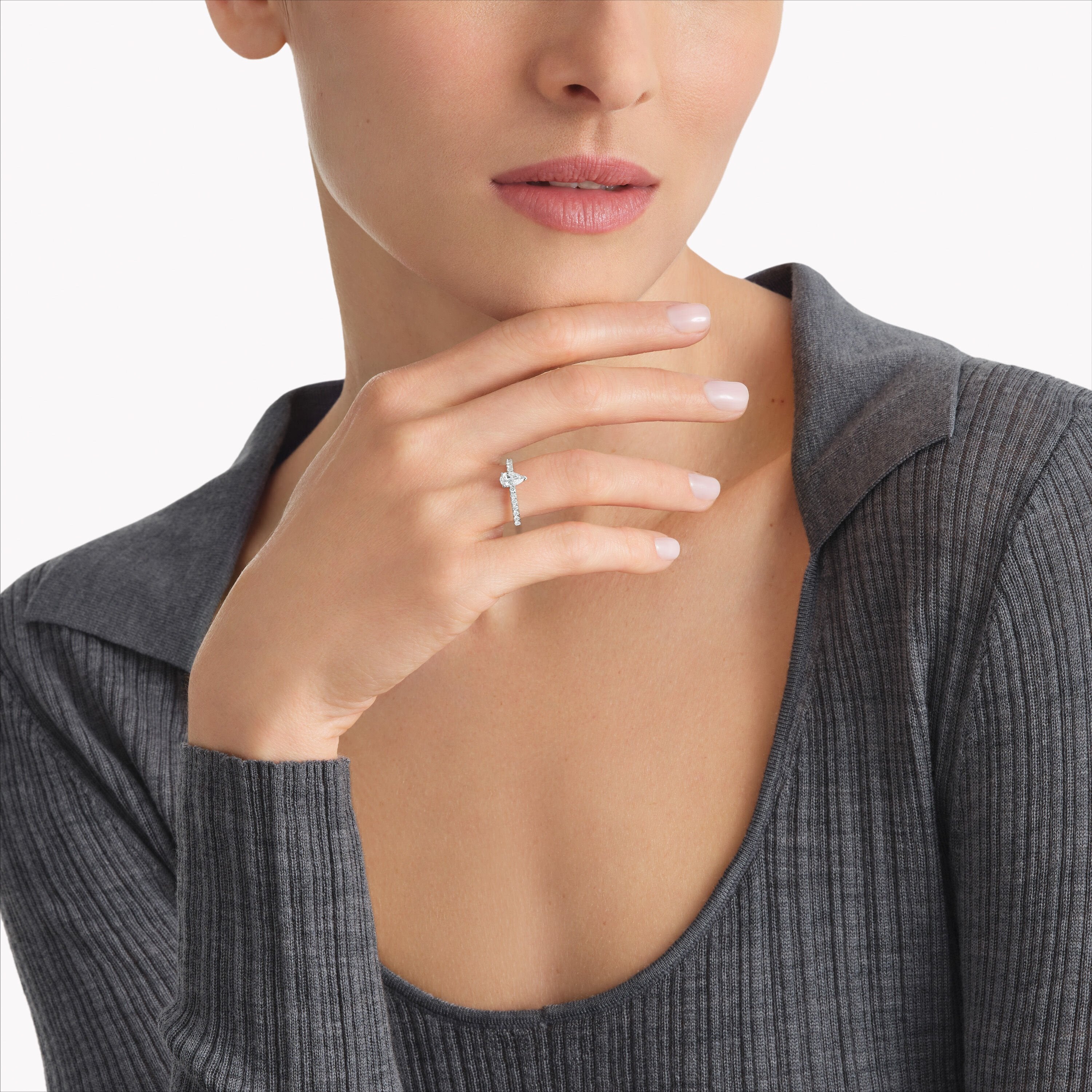 Carave Paris Bypass Diamond Open Ring