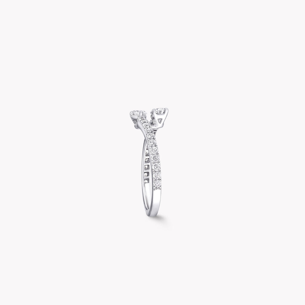 Carave Paris Bypass Pear Diamond Ring
