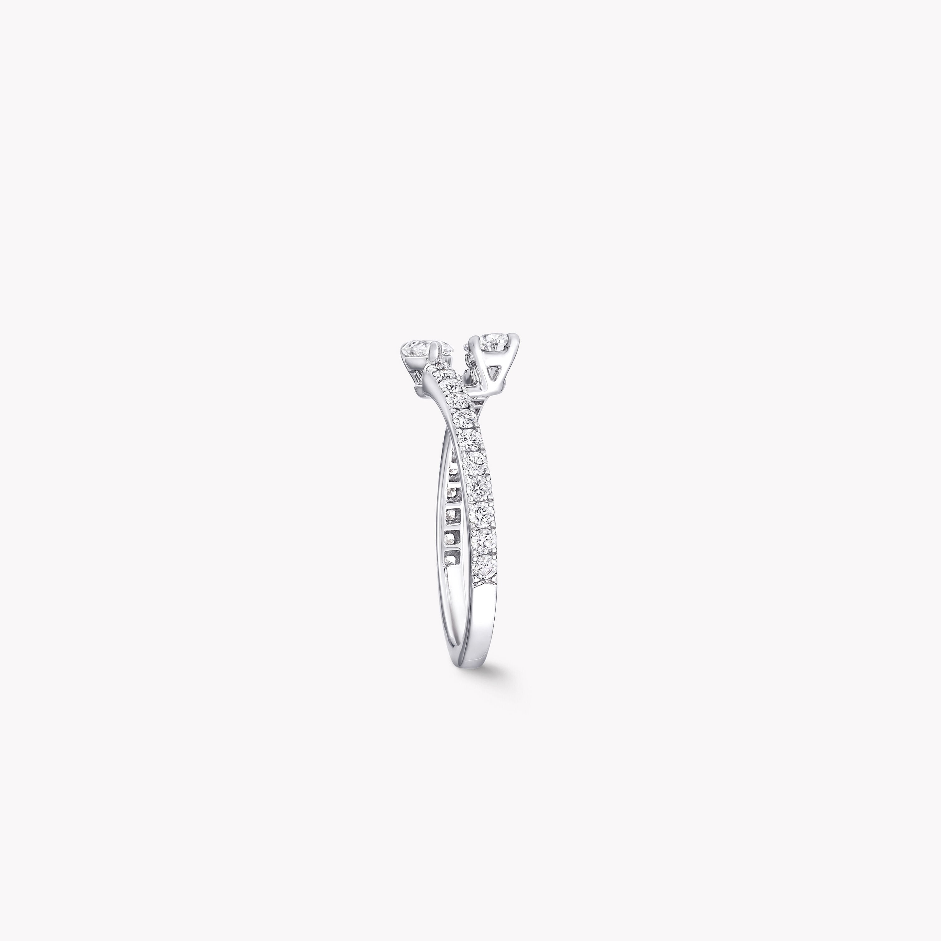Carave Paris Bypass Pear Diamond Ring