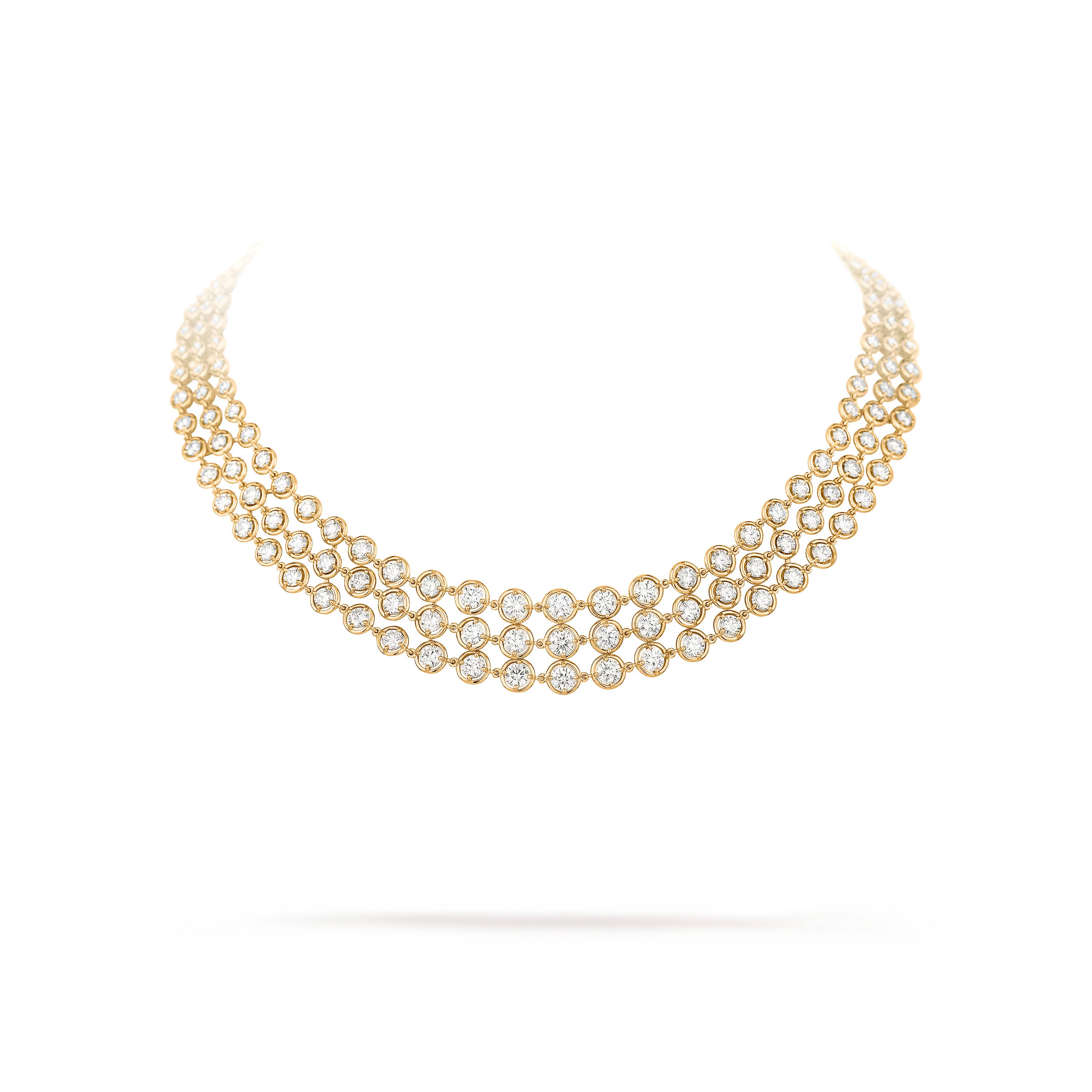 Carave Paris Cascade Bezel Diamond Necklace