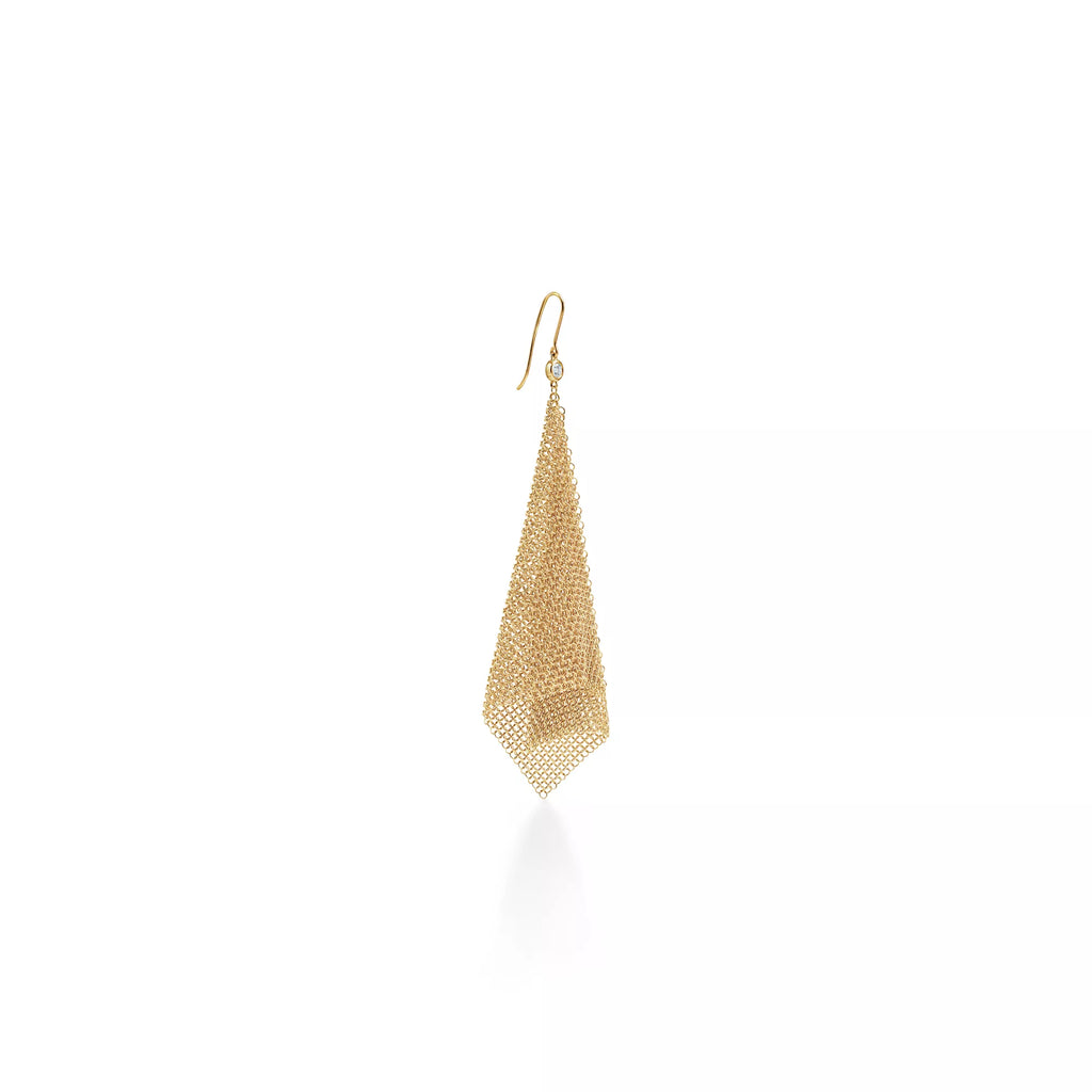 Carave Paris Cascade Chain Mesh Drop Earring