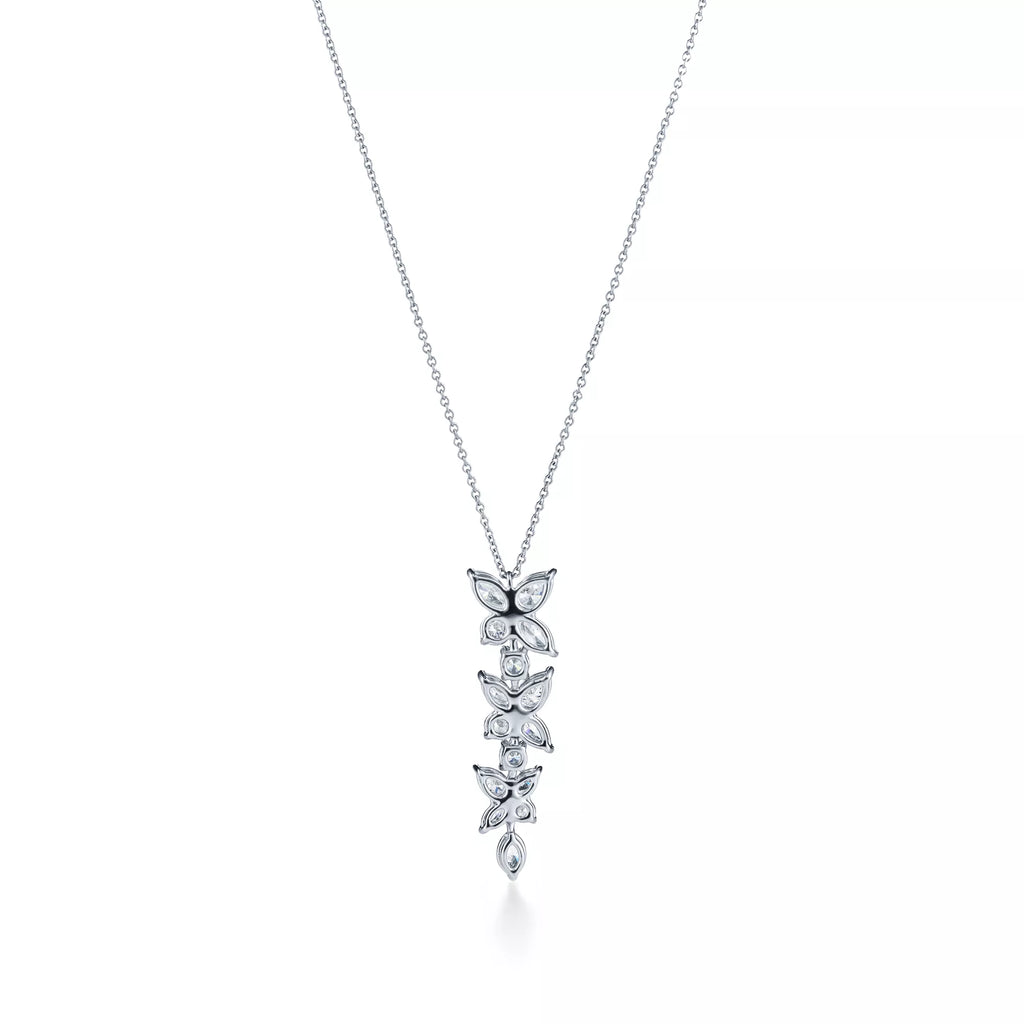 Carave Paris Cascading Marquise Cluster Pendant Necklace