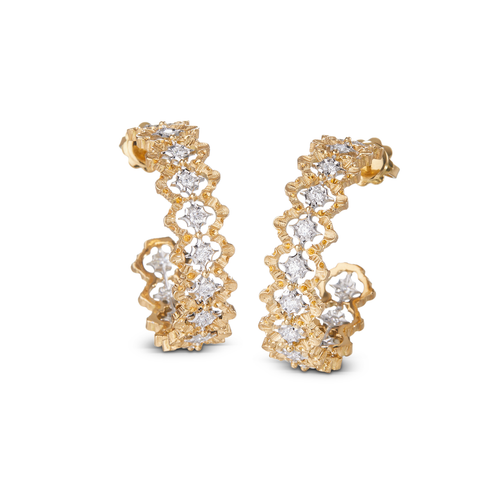 Carave Paris Céleste Mosaic Diamond Hoop Earrings