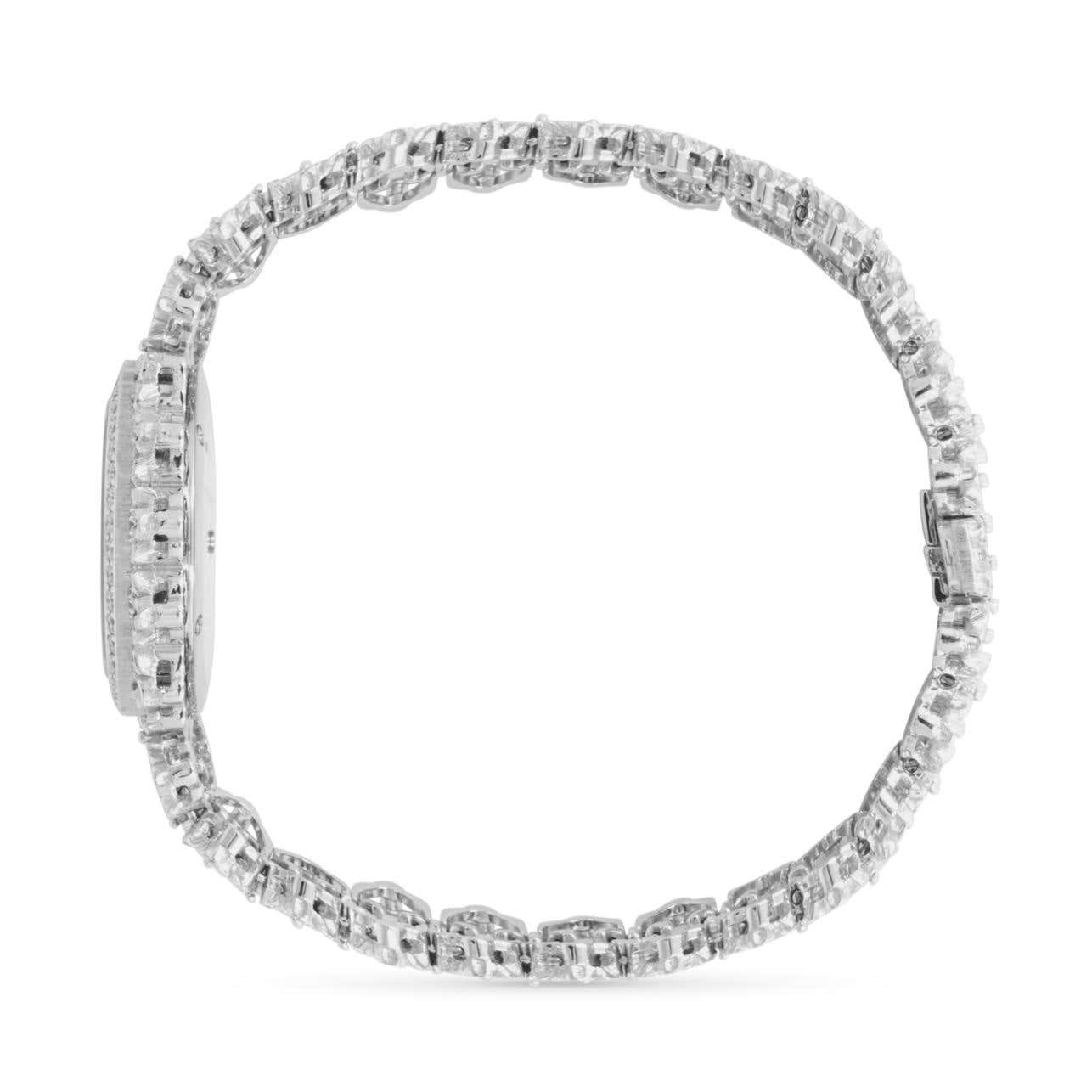 Carave Paris Celestial Lattice Diamond Watch in White Gold