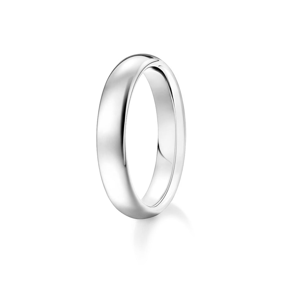 Carave Paris Classic Comfort Fit Platinum Wedding Band