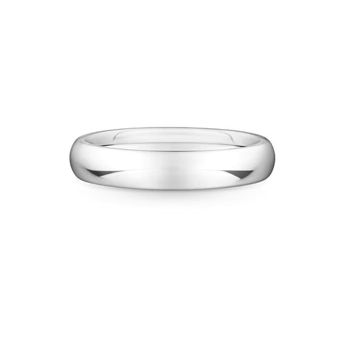 Carave Paris Classic Comfort Fit Platinum Wedding Band