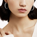 Carave Paris Classic Diamond Hoop Earrings