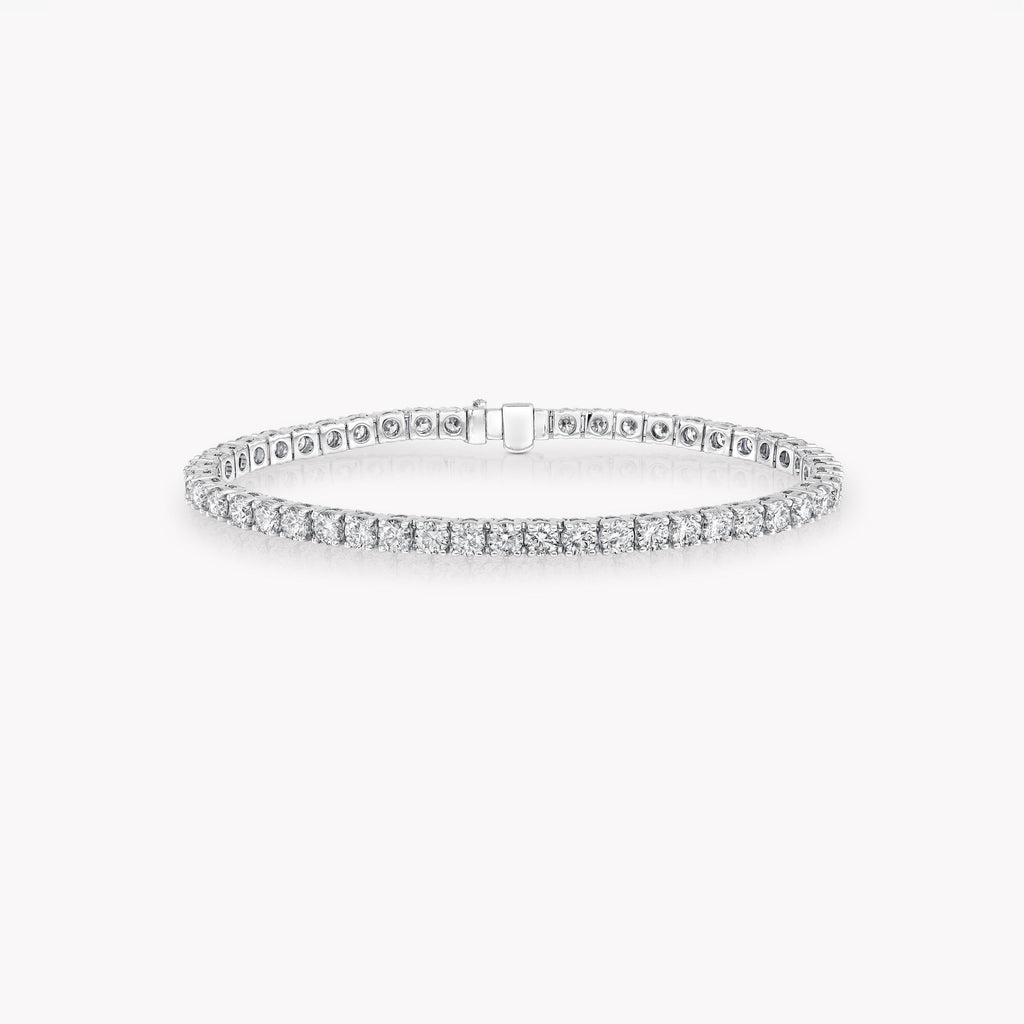 Carave Paris Classic Diamond Tennis Bracelet White Gold