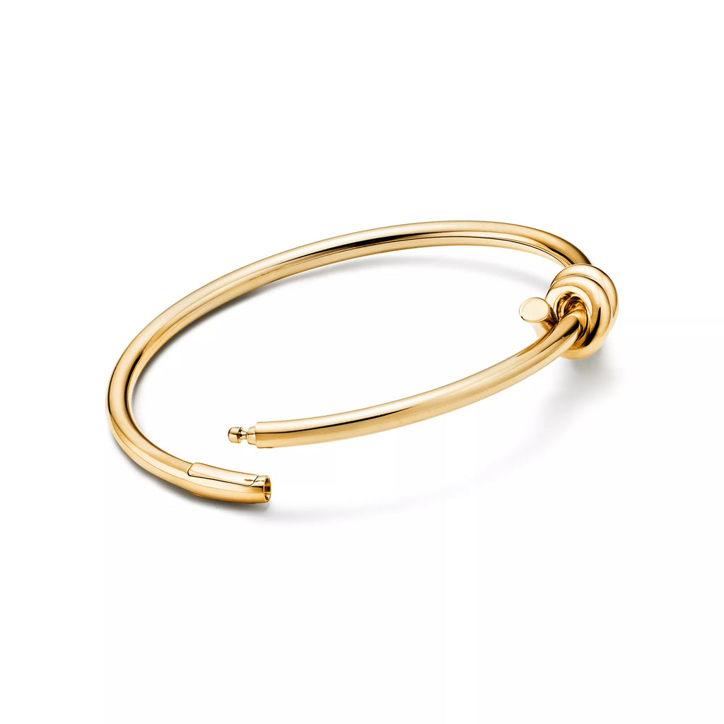 Carave Paris Classic Nail Gold Bangle Bracelet