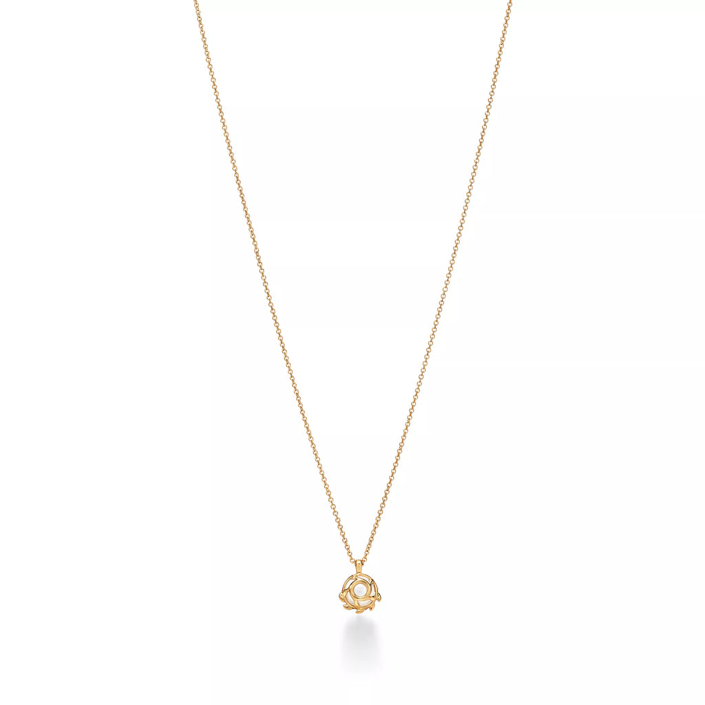 Carave Paris Classic Pearl Solitaire Necklace