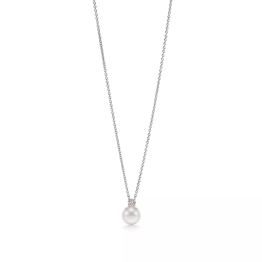Carave Paris Classic Pearl Solitaire Pendant Necklace