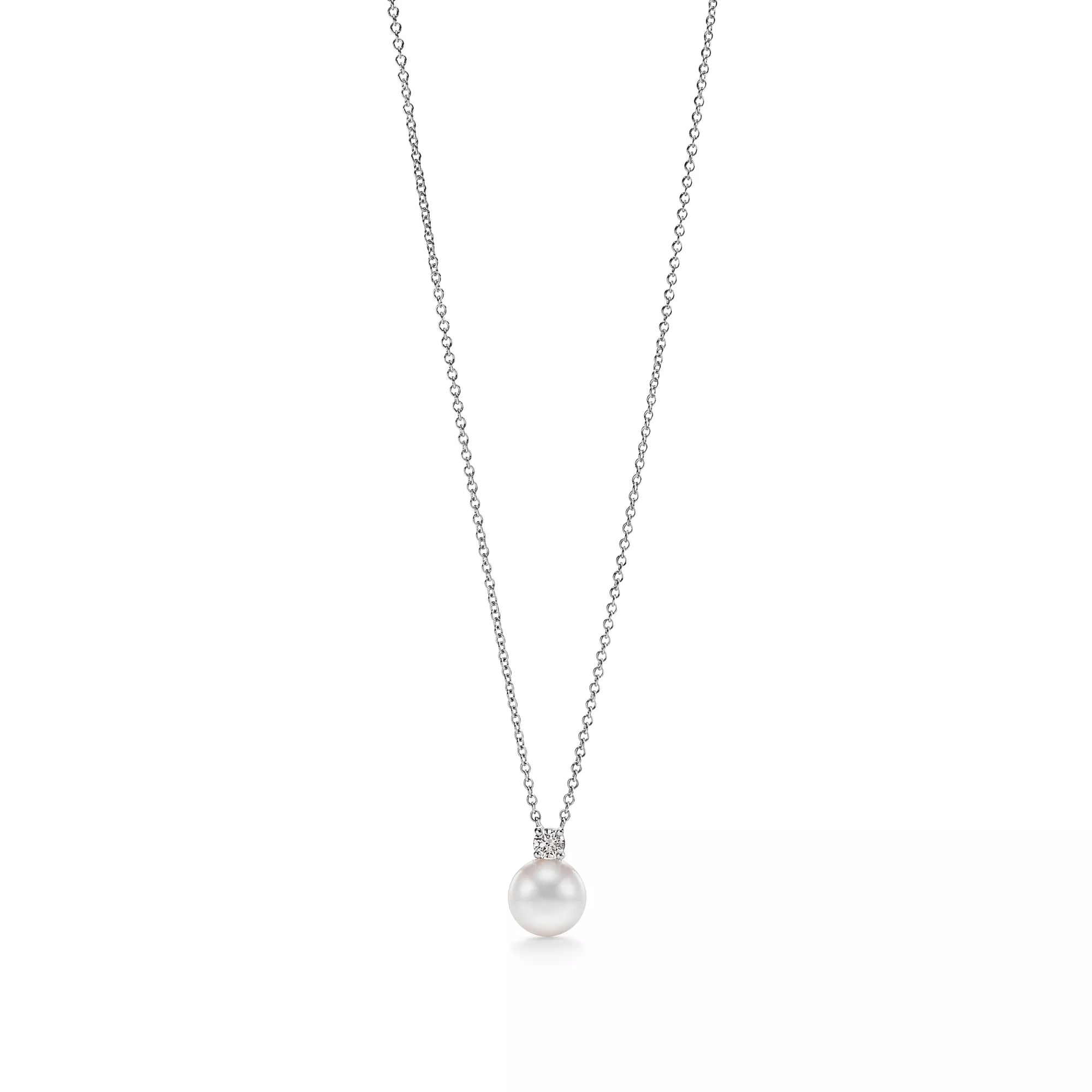 Carave Paris Classic Pearl Solitaire Pendant Necklace
