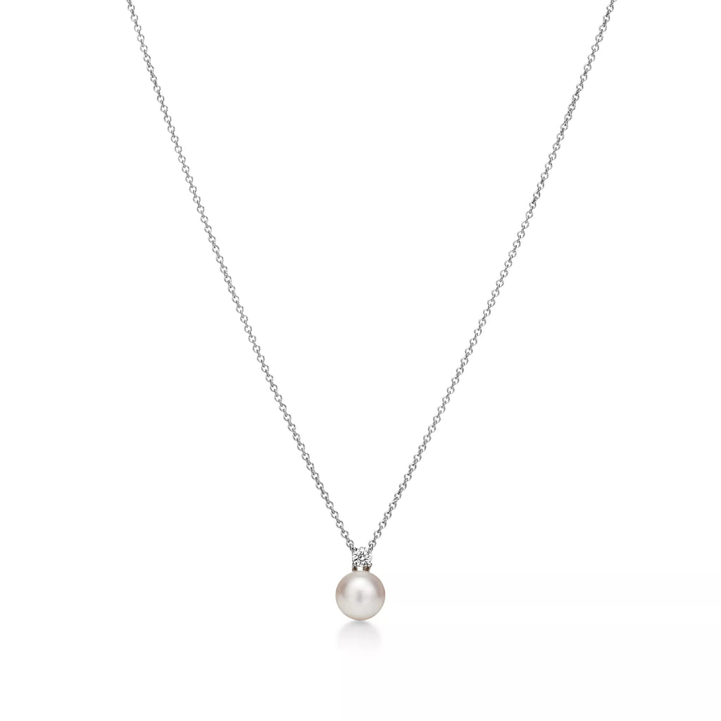 Carave Paris Classic Pearl Solitaire Pendant Necklace