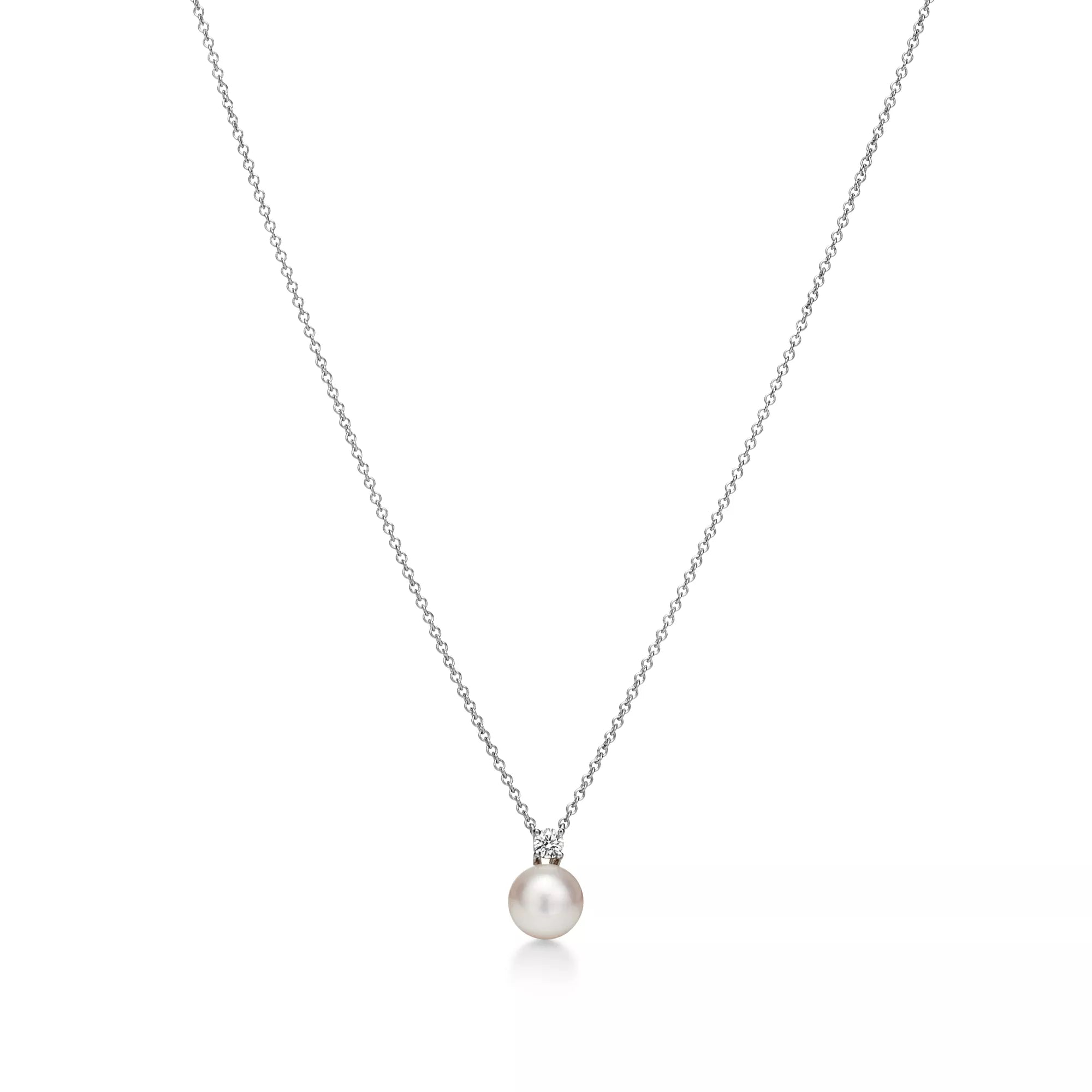 Carave Paris Classic Pearl Solitaire Pendant Necklace