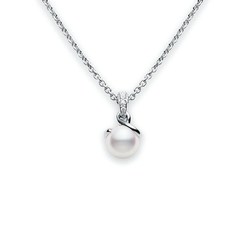 Carave Paris Classic Pearl Swirl Pendant Necklace