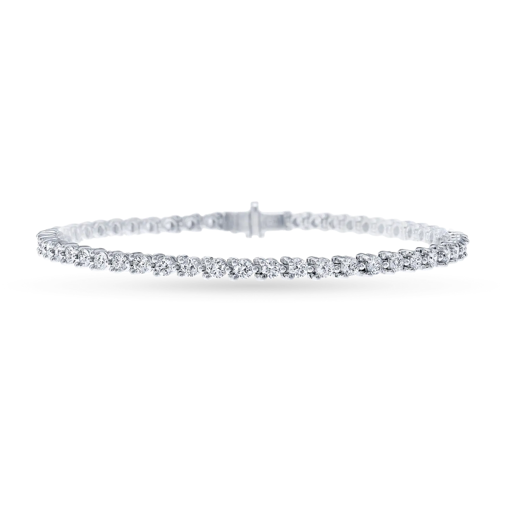 Carave Paris Classic Round Diamond Tennis Bracelet