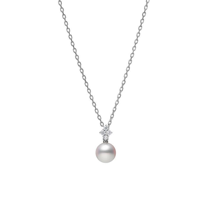 Carave Paris Classic Solitaire Pearl Pendant Necklace