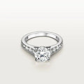 Carave Paris Closeup Pavé Round Solitaire Ring
