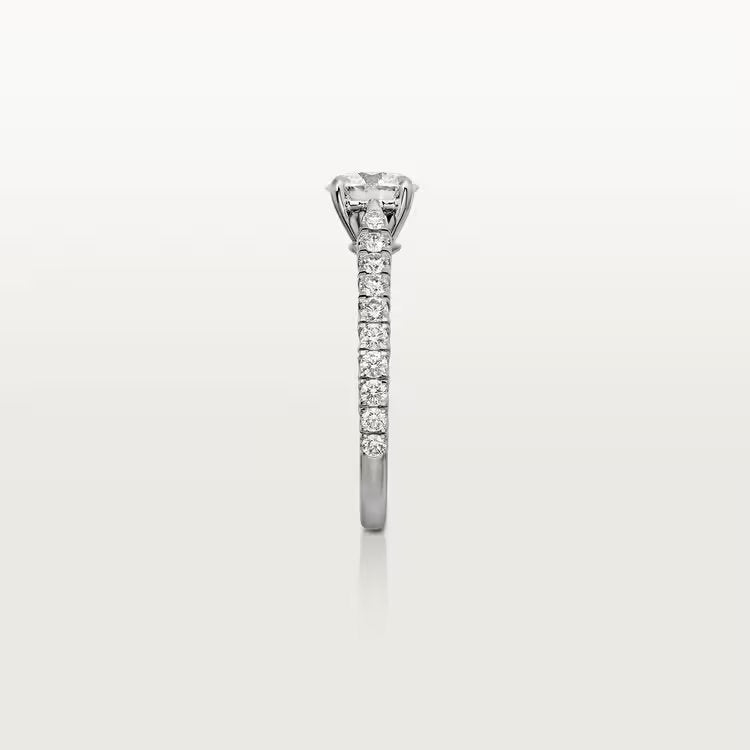 Carave Paris Closeup Pavé Round Solitaire Ring