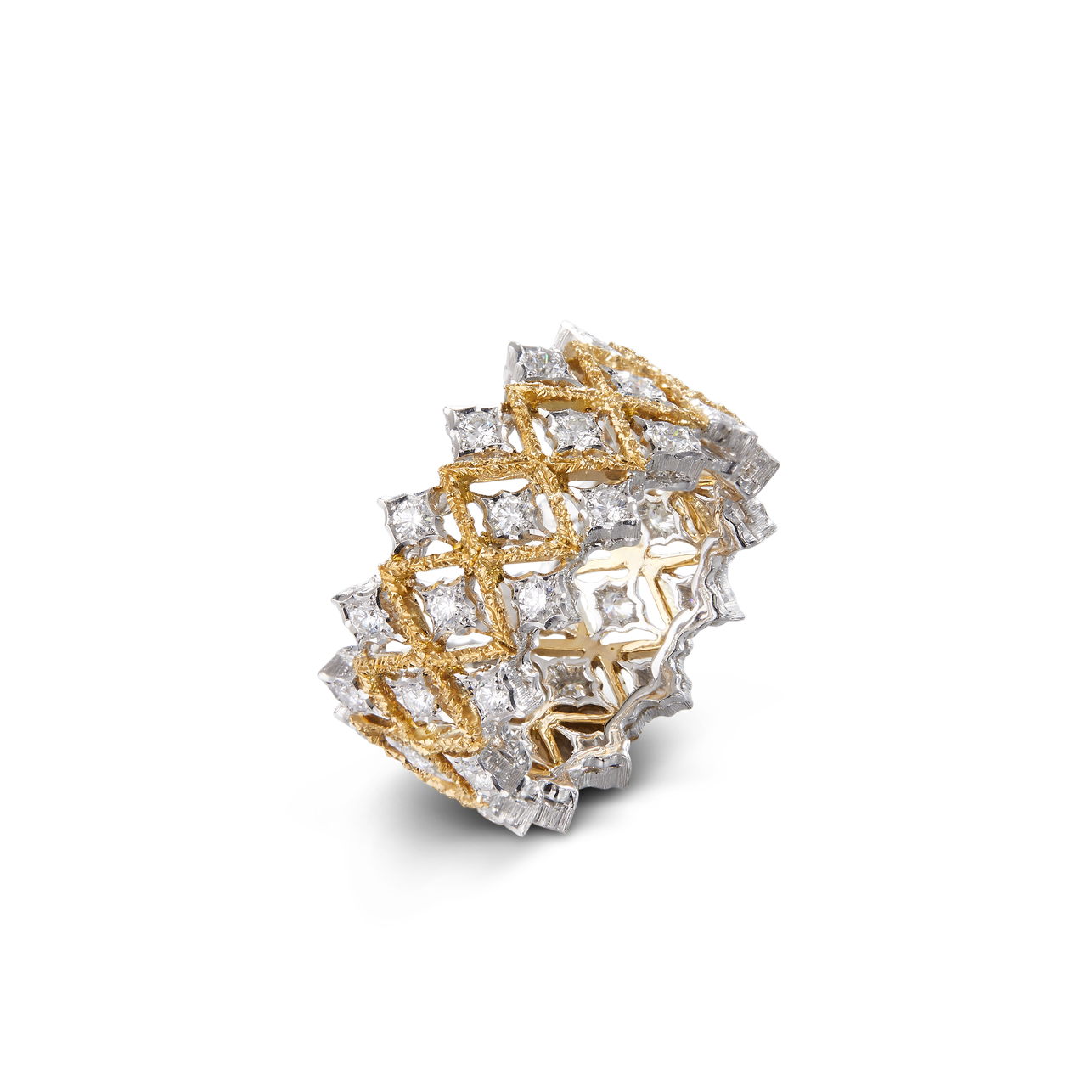 Carave Paris Crisscross Princess Diamond Band Ring