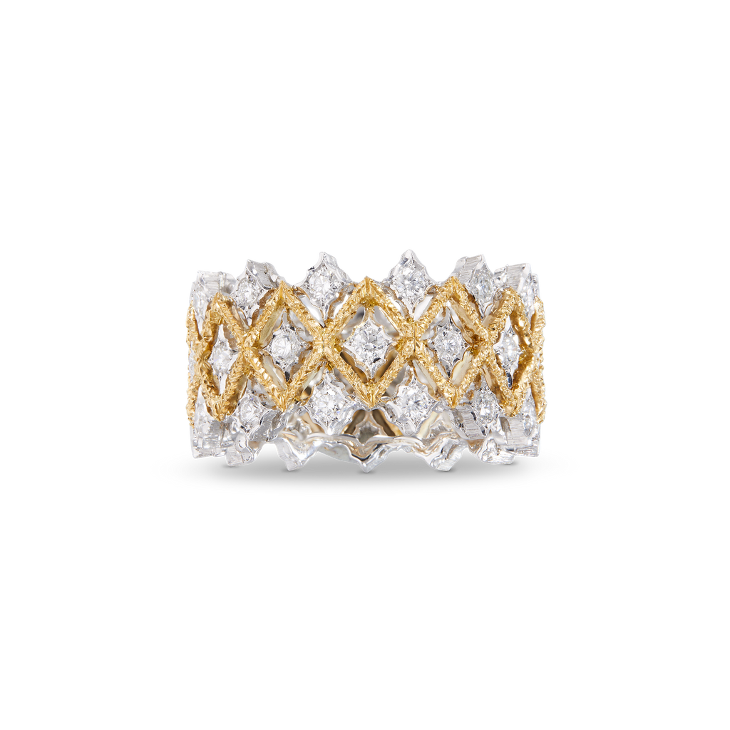 Carave Paris Crisscross Princess Diamond Band Ring