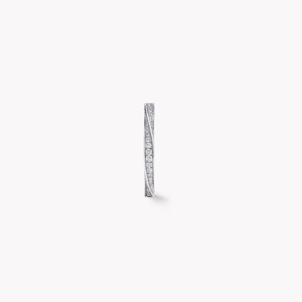 Carave Paris Cross-Over Pavé Diamond Eternity Band Ring