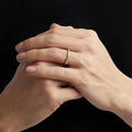 Carave Paris Cross-Over Pavé Diamond Eternity Band Ring
