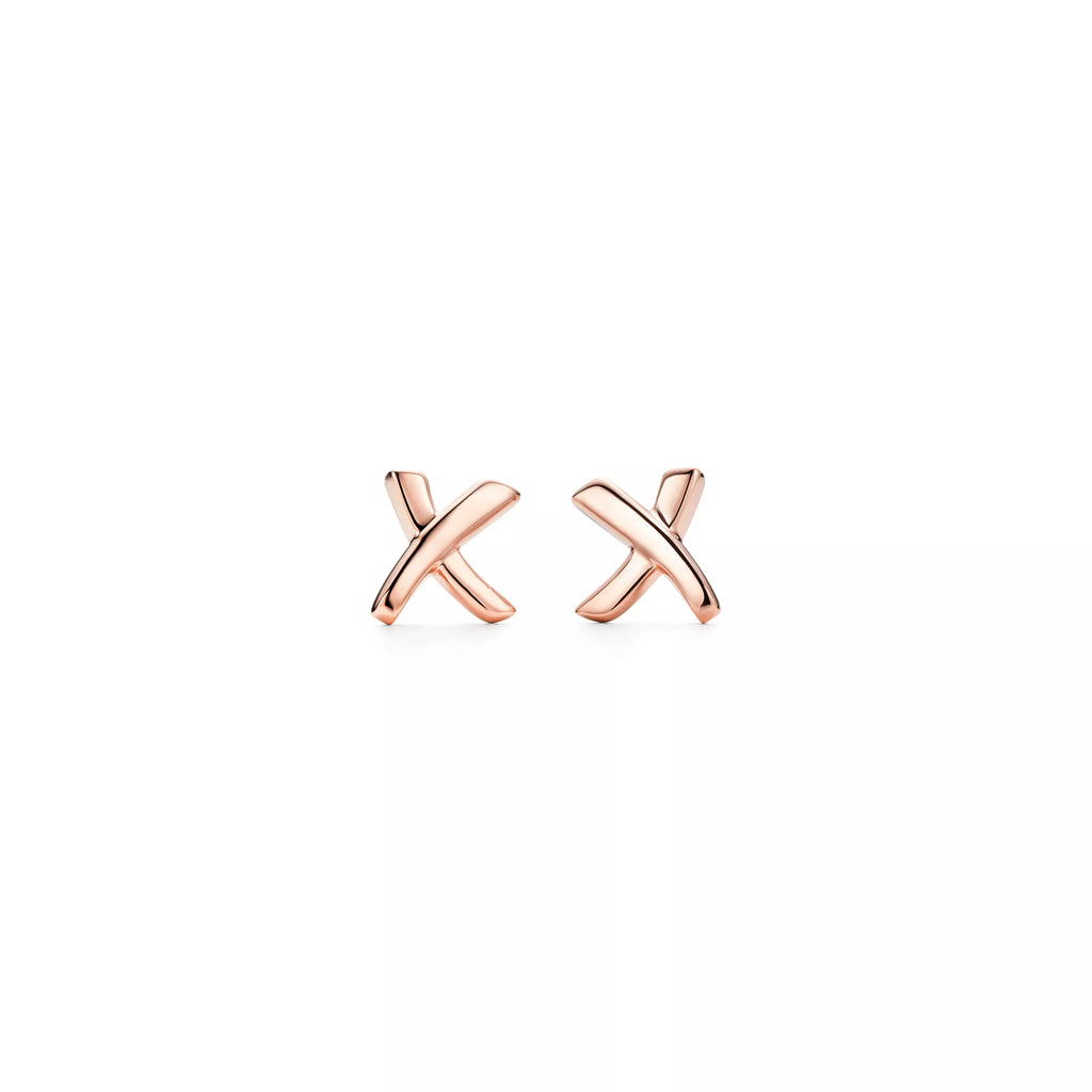 Carave Paris Crossed Ribbon Stud Earrings