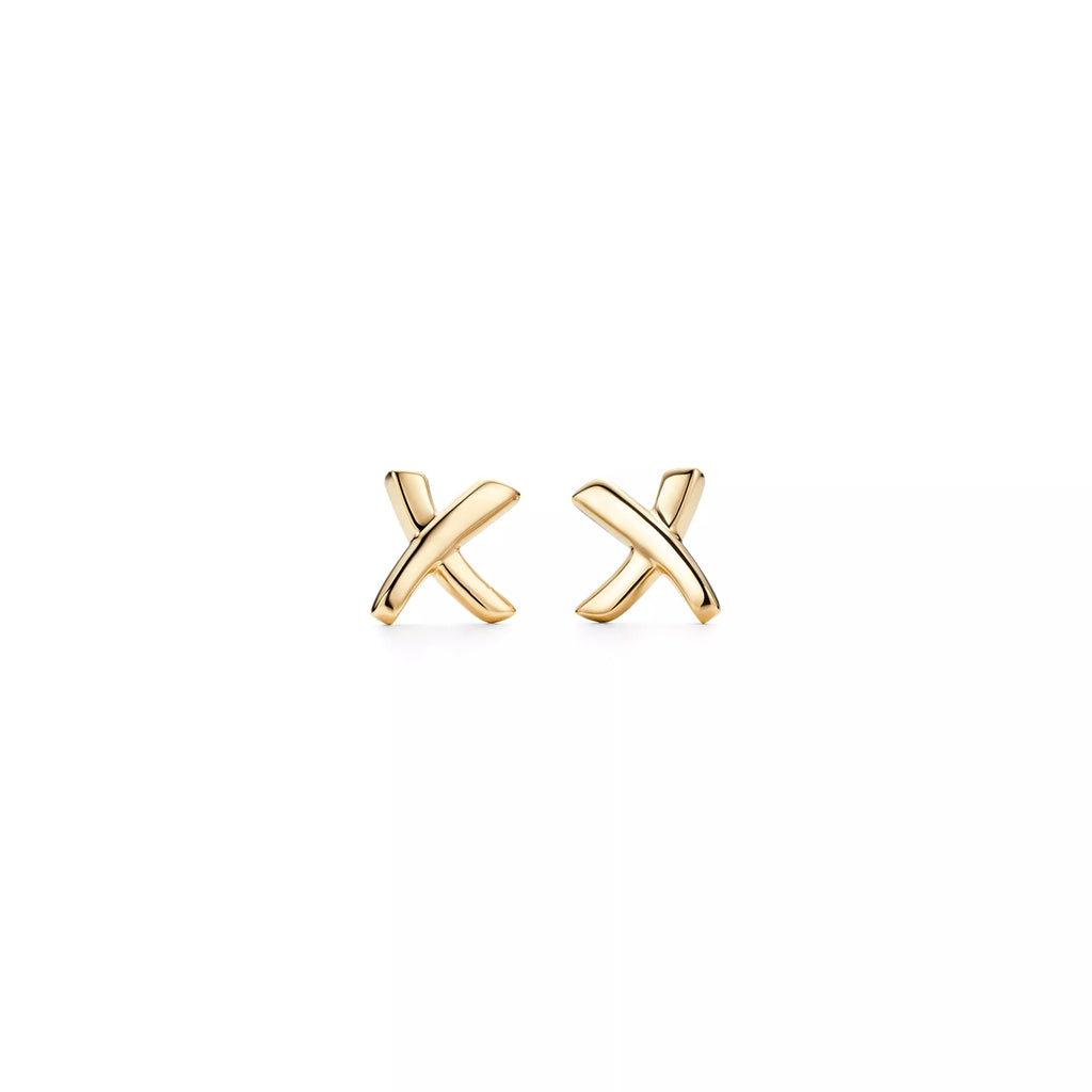 Carave Paris Crossed Ribbon Stud Earrings