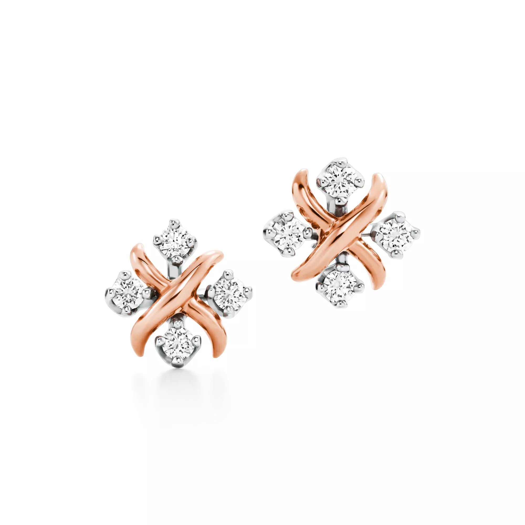 Carave Paris Crystal X Stud Earrings