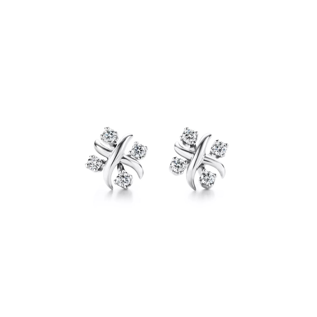 Carave Paris Crystal X Stud Earrings