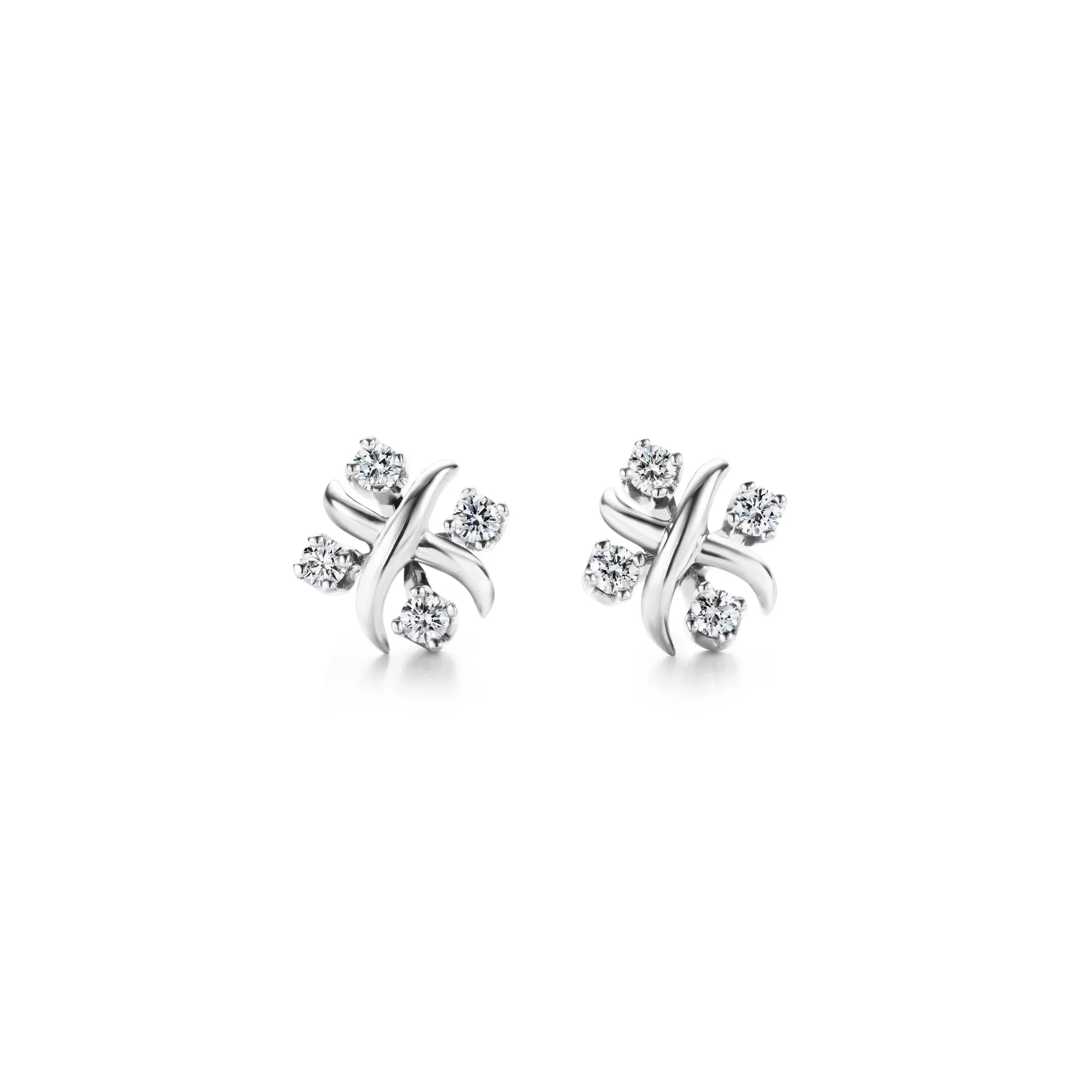 Carave Paris Crystal X Stud Earrings