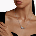 Carave Paris Diamond Bow Pendant Necklace