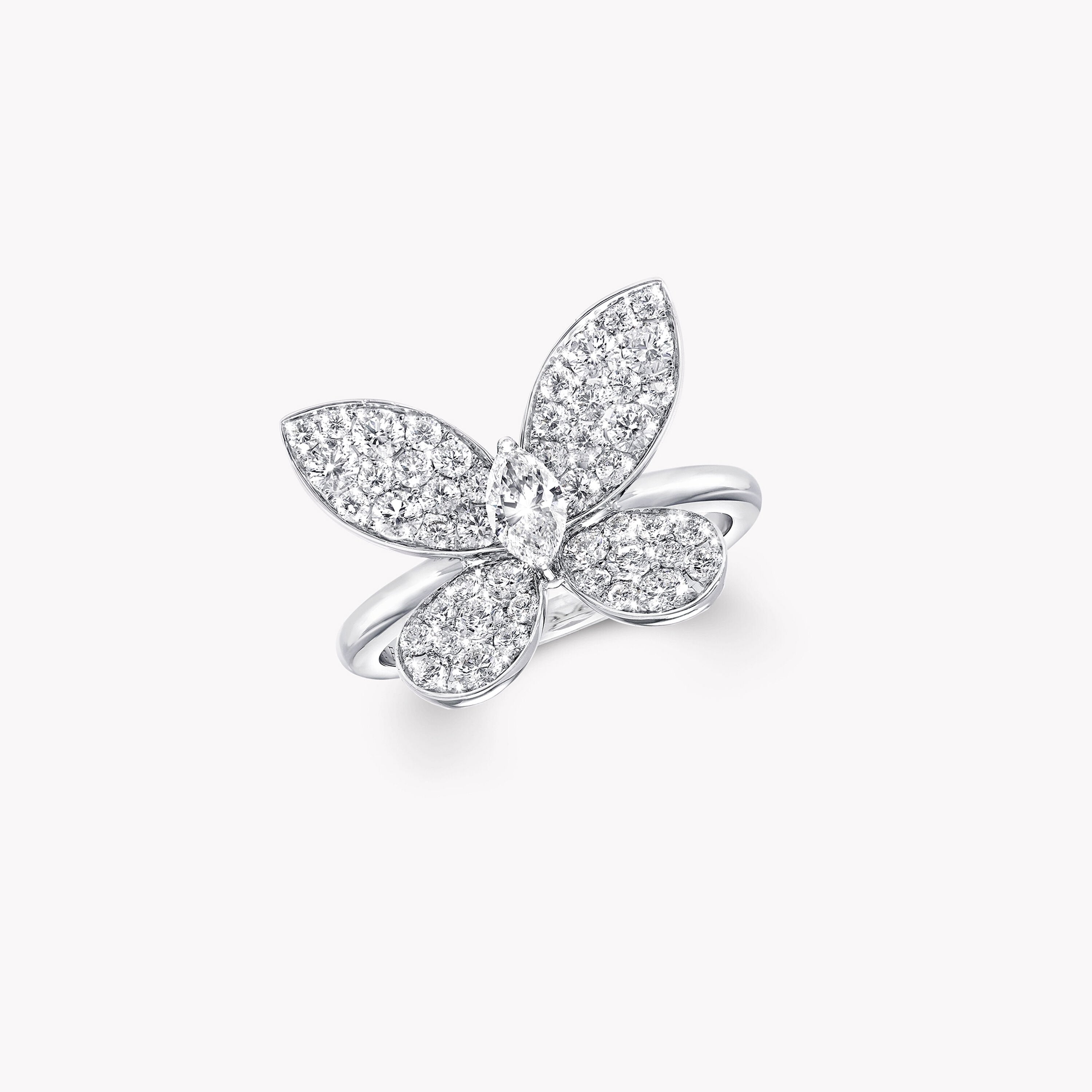 Carave Paris Diamond Butterfly Pavé Ring