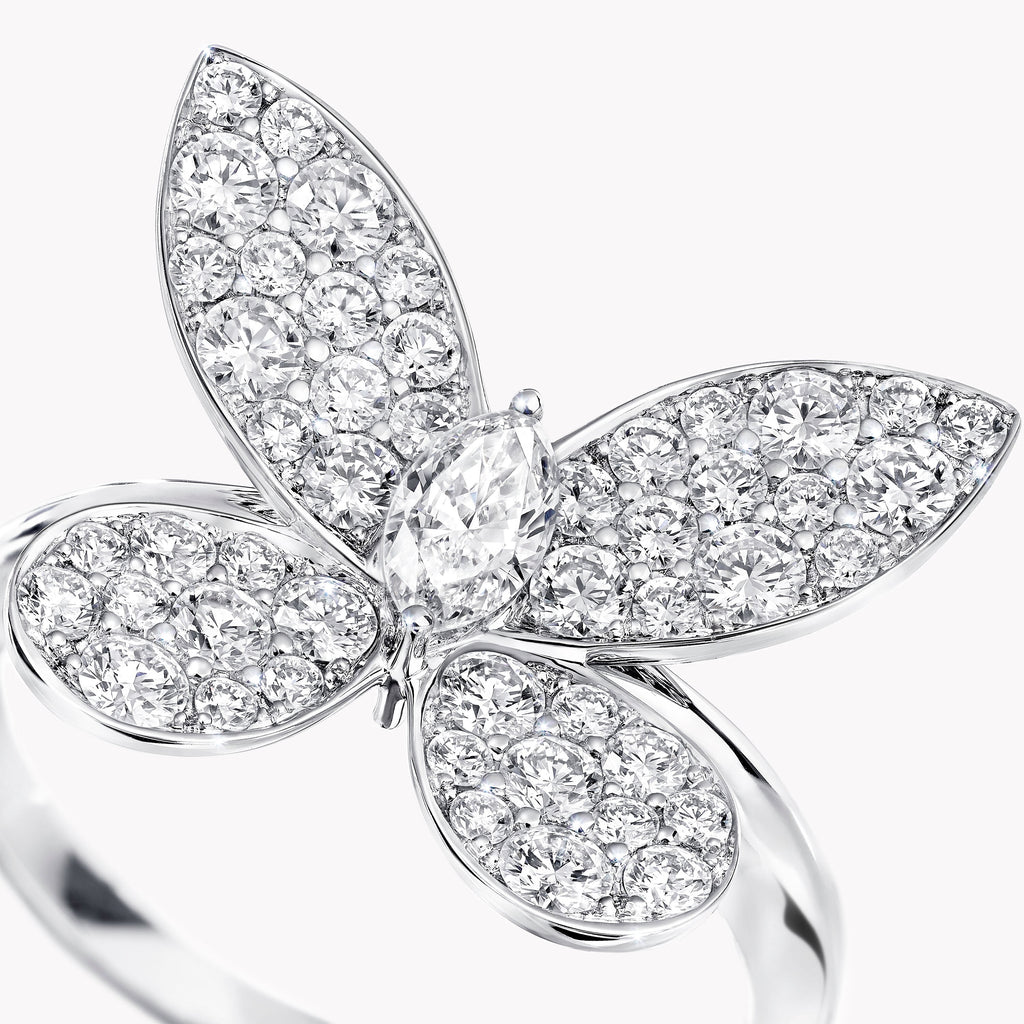 Carave Paris Diamond Butterfly Pavé Ring