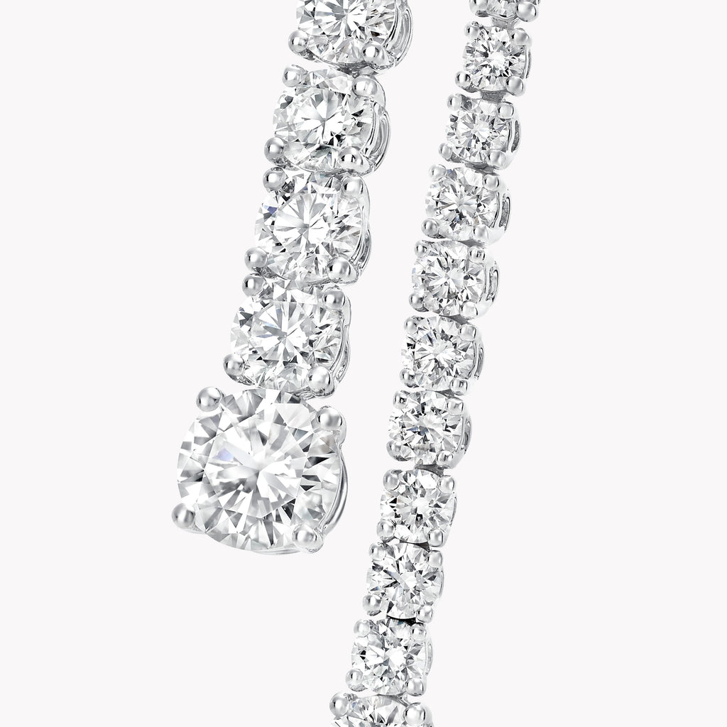 Carave Paris Diamond Chain Drop Earrings
