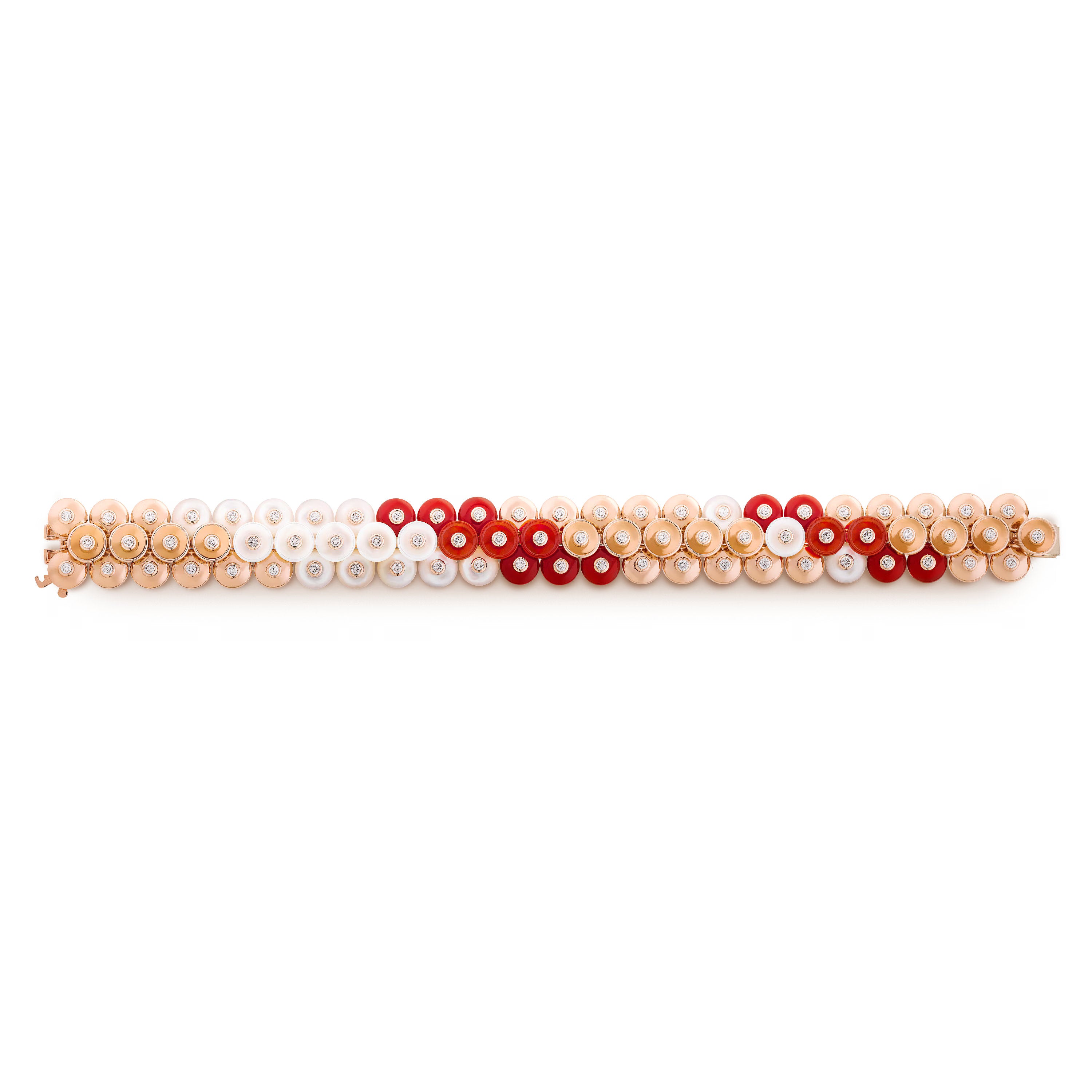 Carave Paris Diamond Disc Motif High Jewelry Bracelet