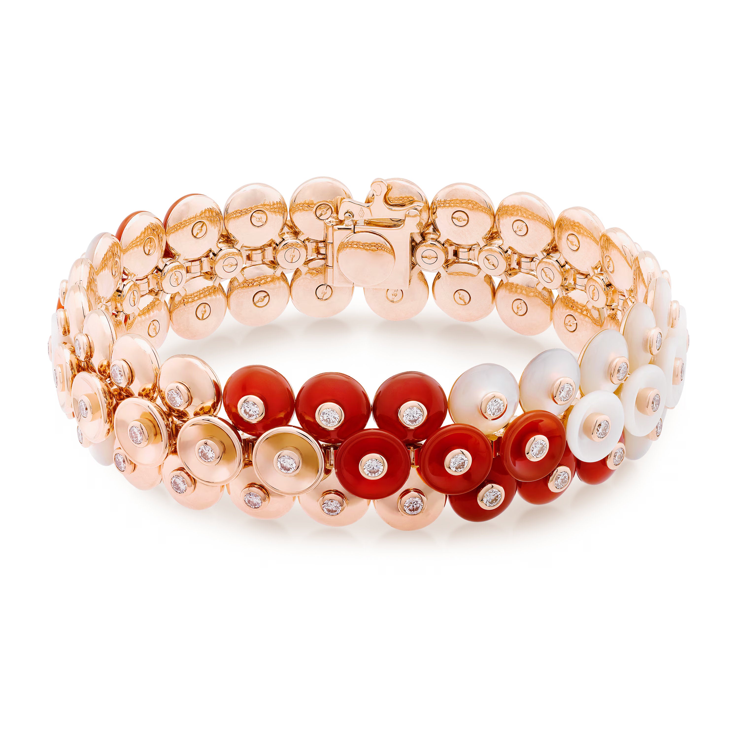 Carave Paris Diamond Disc Motif High Jewelry Bracelet