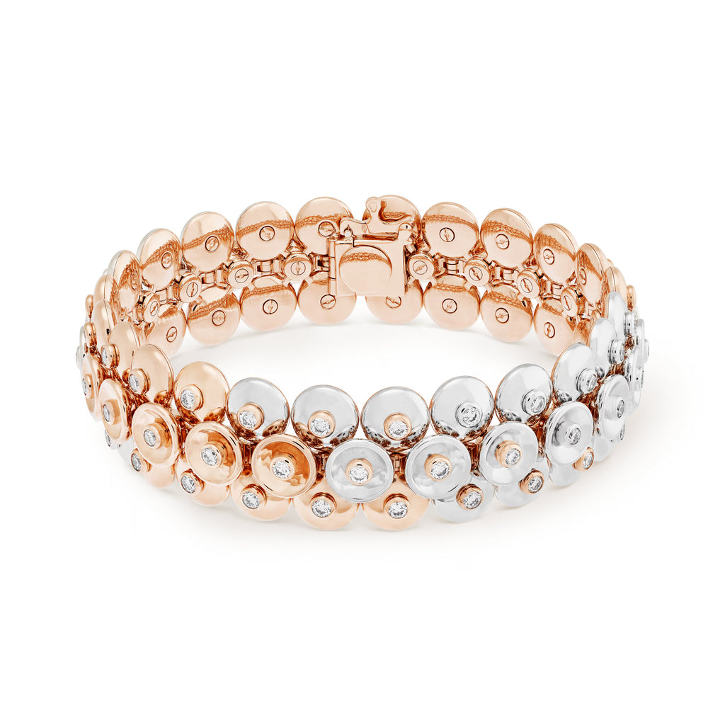 Carave Paris Diamond Disc Motif High Jewelry Bracelet