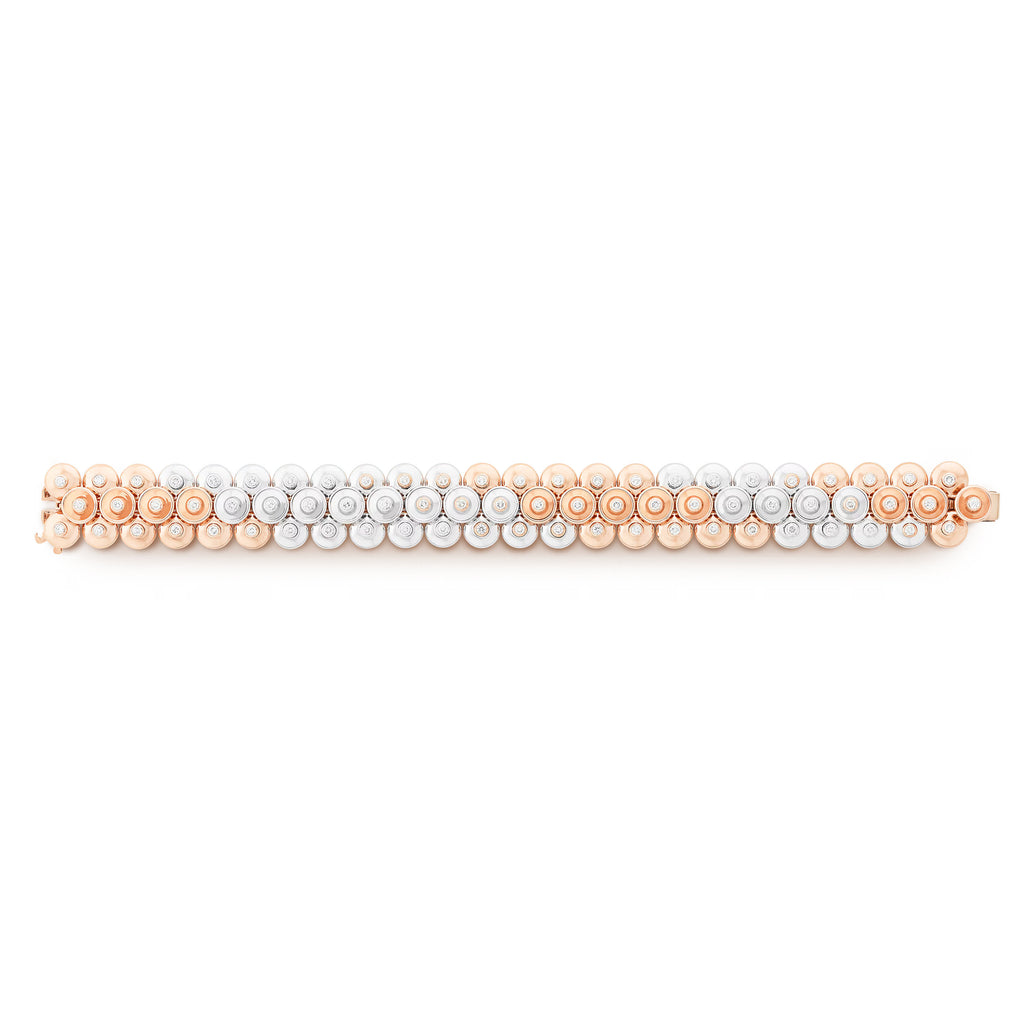 Carave Paris Diamond Disc Motif High Jewelry Bracelet
