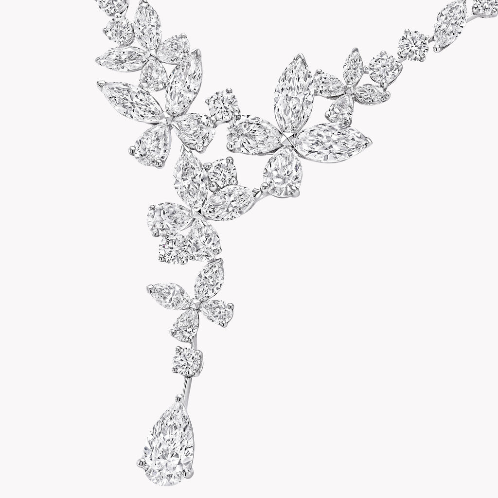 Carave Paris Diamond Drop Bridal Necklace