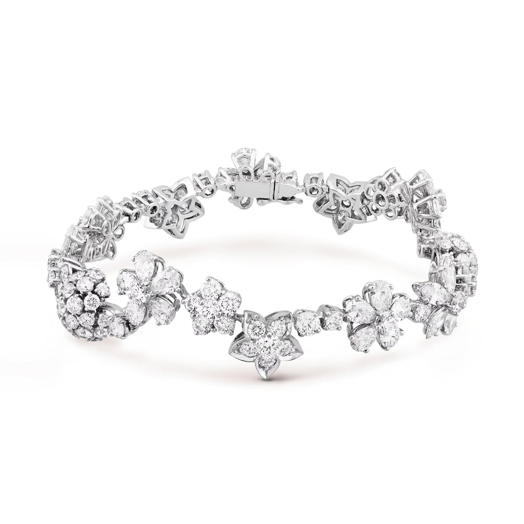 Carave Paris Diamond Floral Garden Bracelet