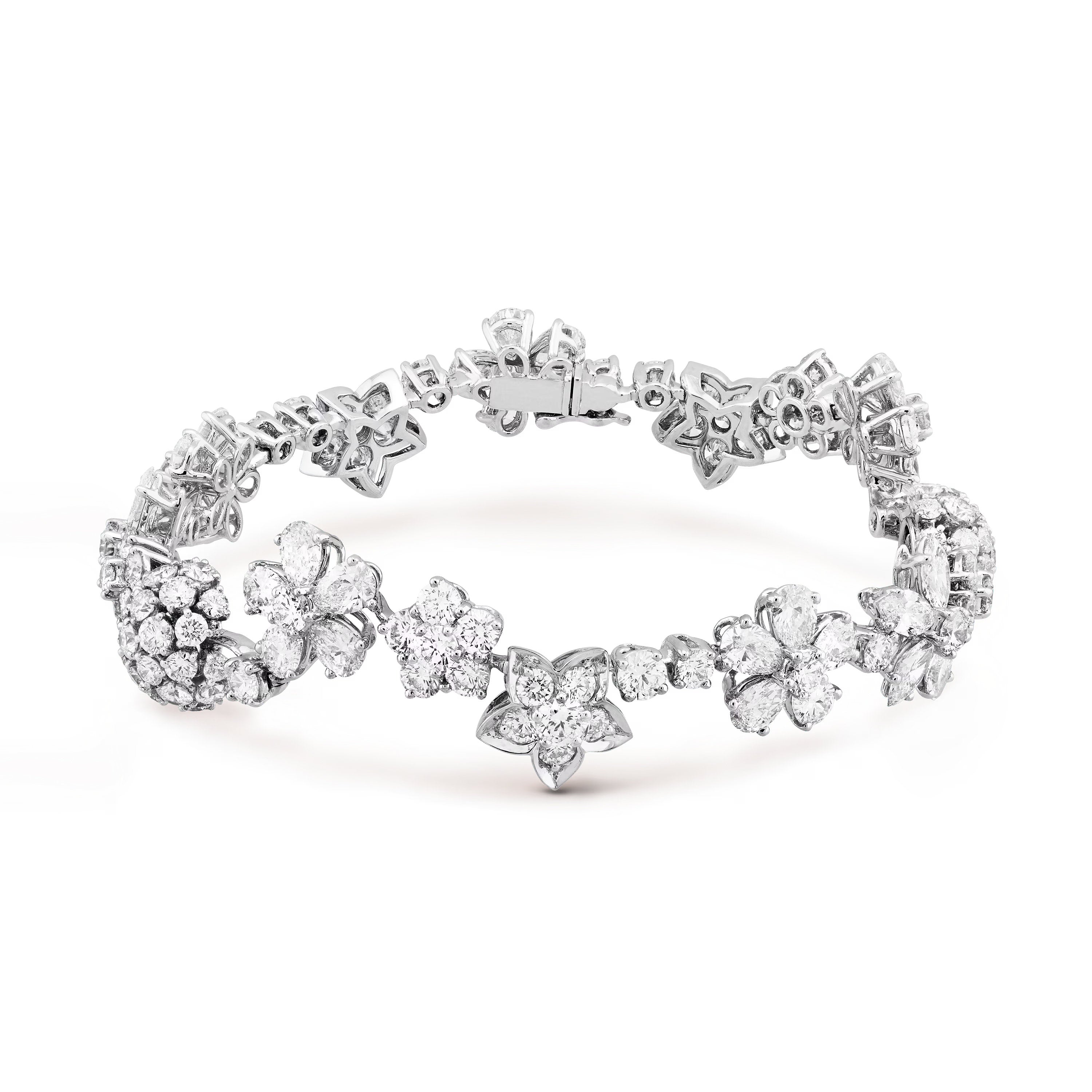 Carave Paris Diamond Floral Garden Bracelet
