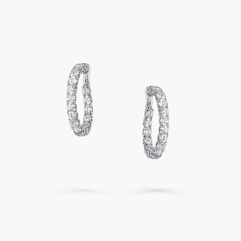 Carave Paris Diamond Hoop Earrings