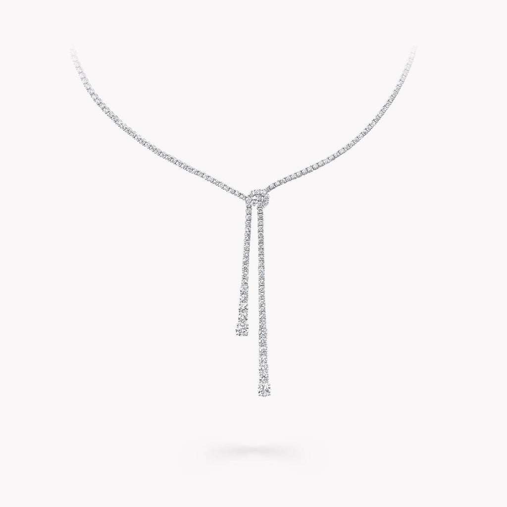 Carave Paris Diamond Lariat Drop Necklace