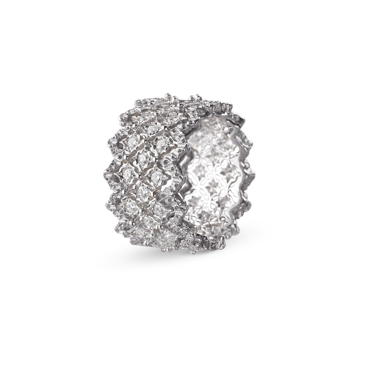 Carave Paris Diamond Lattice Cocktail Ring