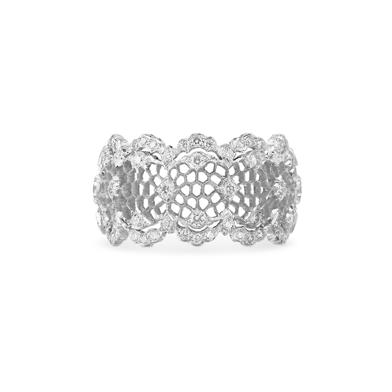 Carave Paris Diamond Lattice Eternity Band Ring